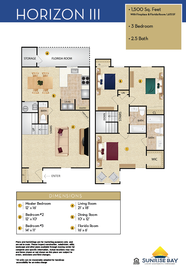 Sunrise Bay Apartment Floor Plan