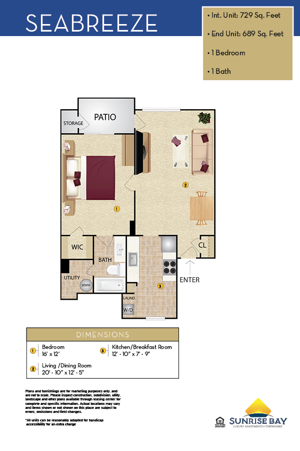 Sunrise Bay Apartment Floor Plan