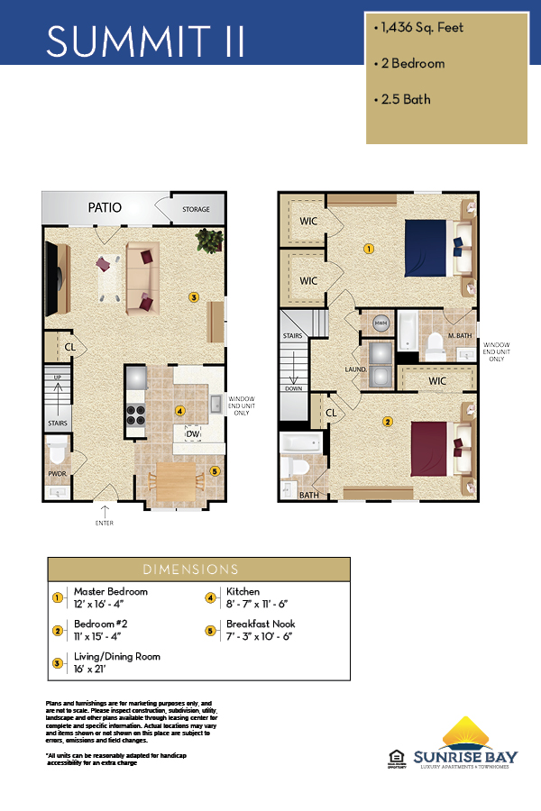 Sunrise Bay Apartment Floor Plan