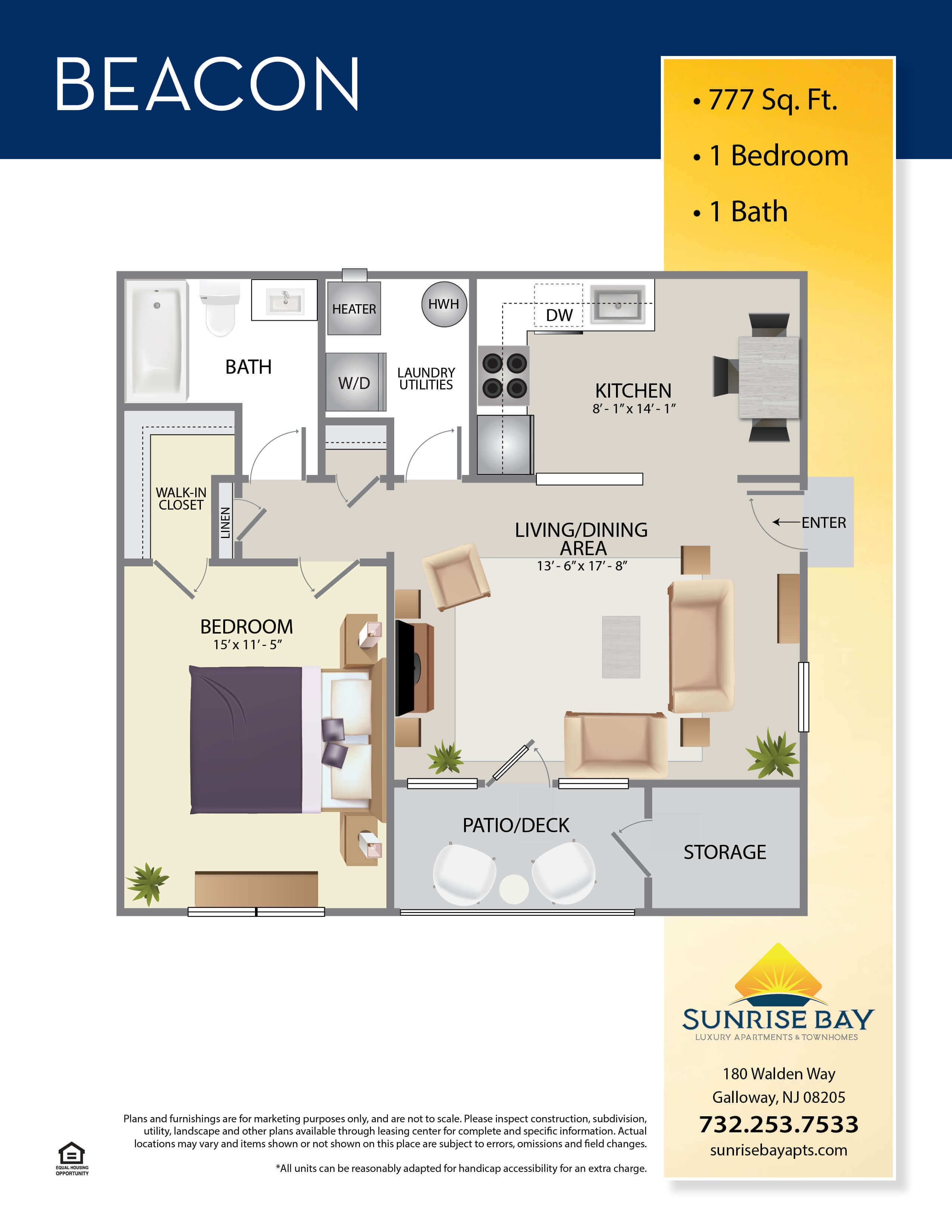 Sunrise Bay Apartment Floor Plan