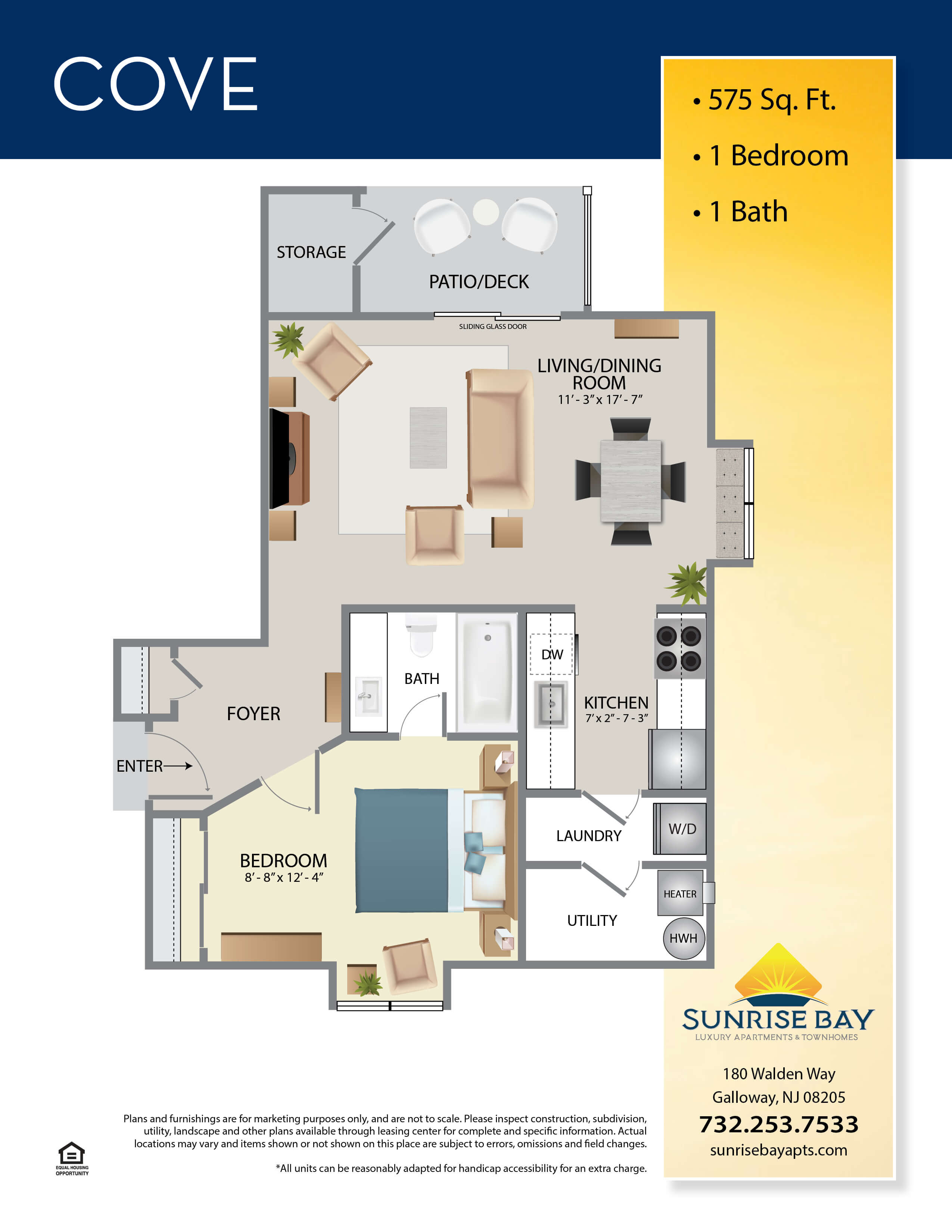 Sunrise Bay Apartment Floor Plan