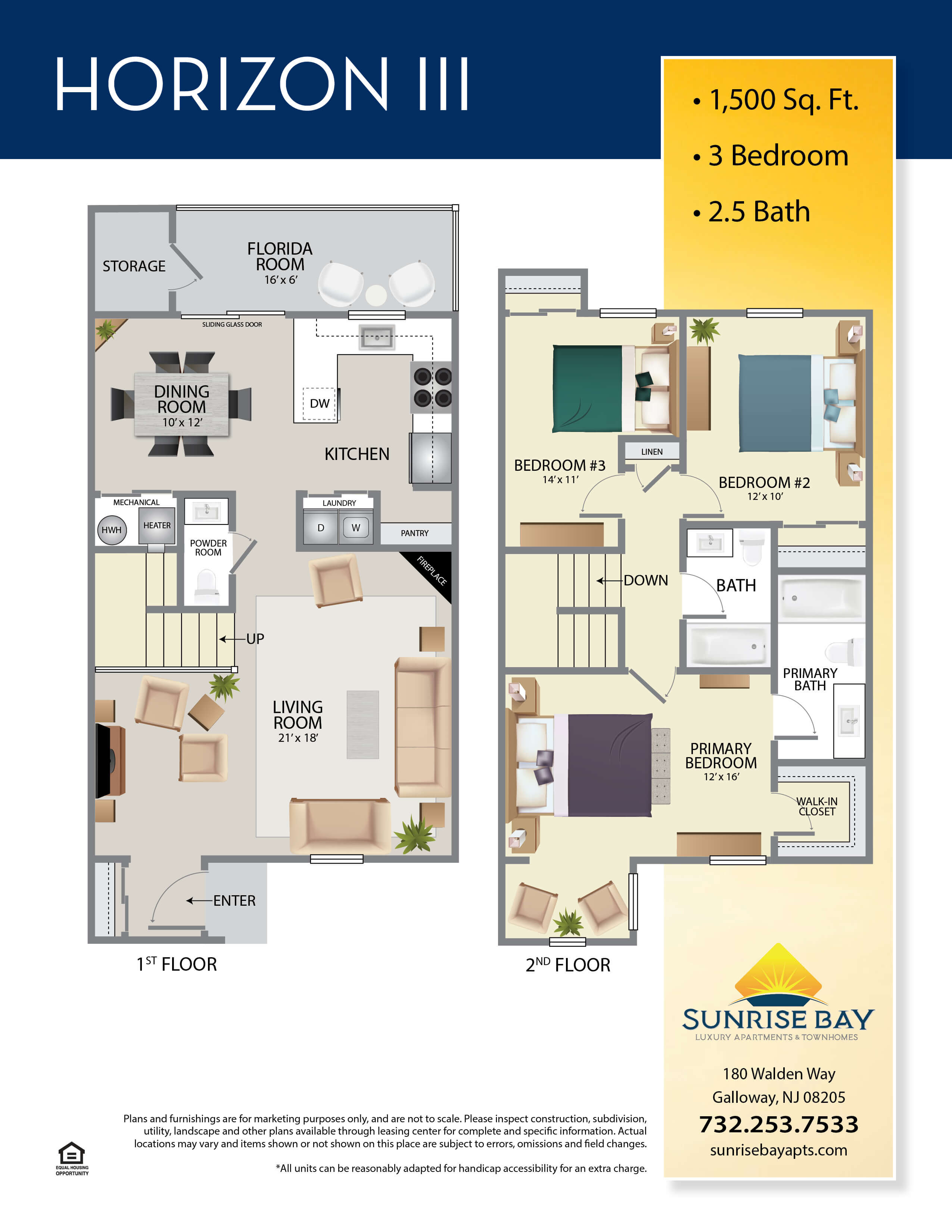 Sunrise Bay Apartment Floor Plan