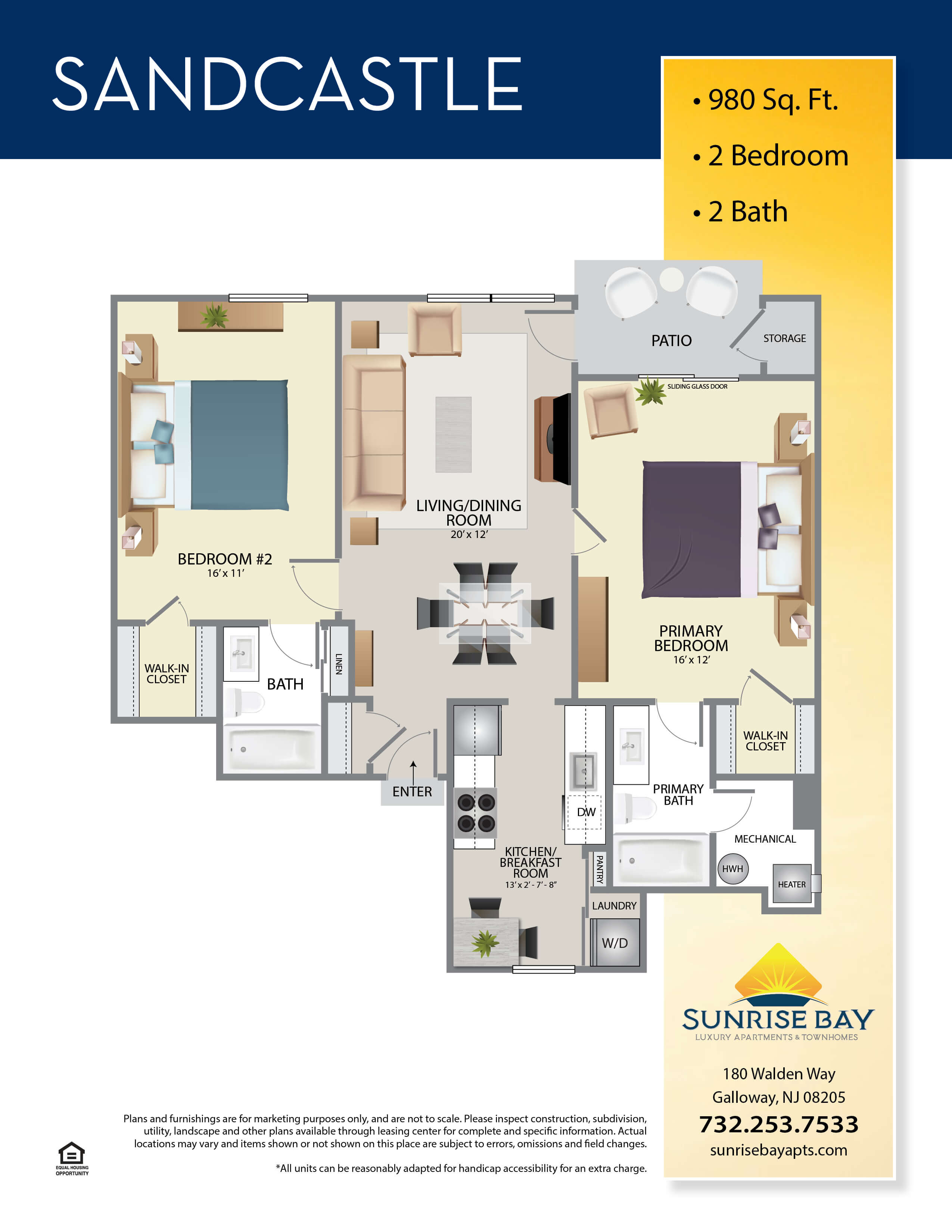 Sunrise Bay Apartment Floor Plan