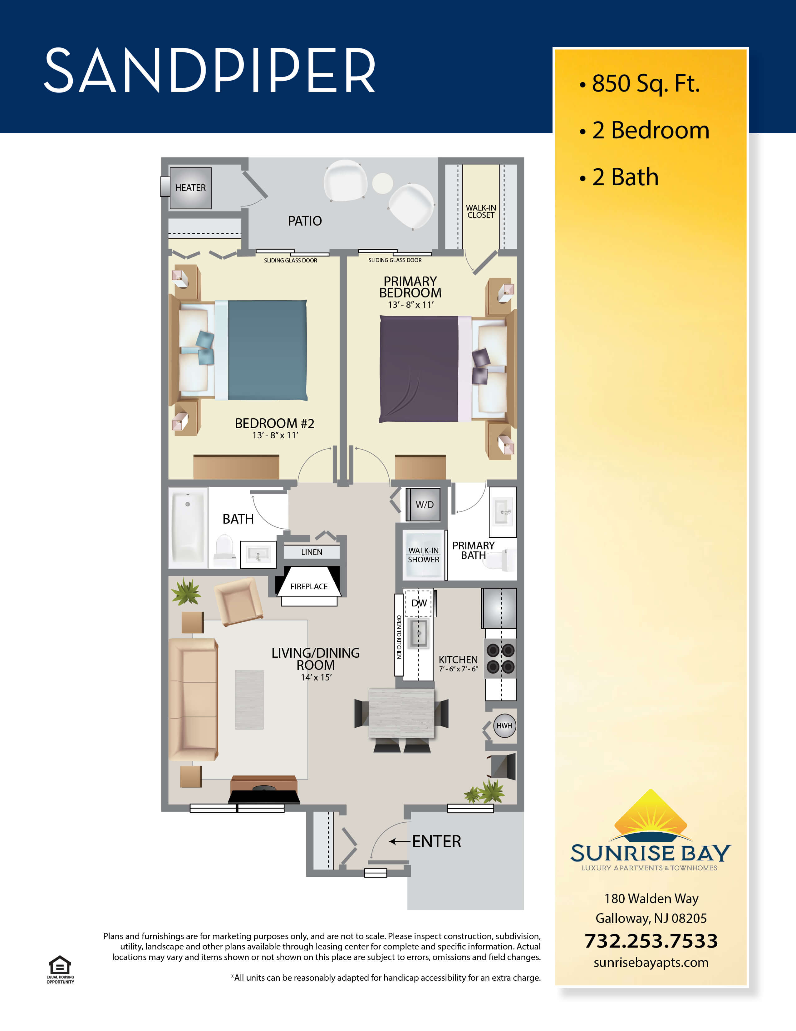 Sunrise Bay Apartment Floor Plan