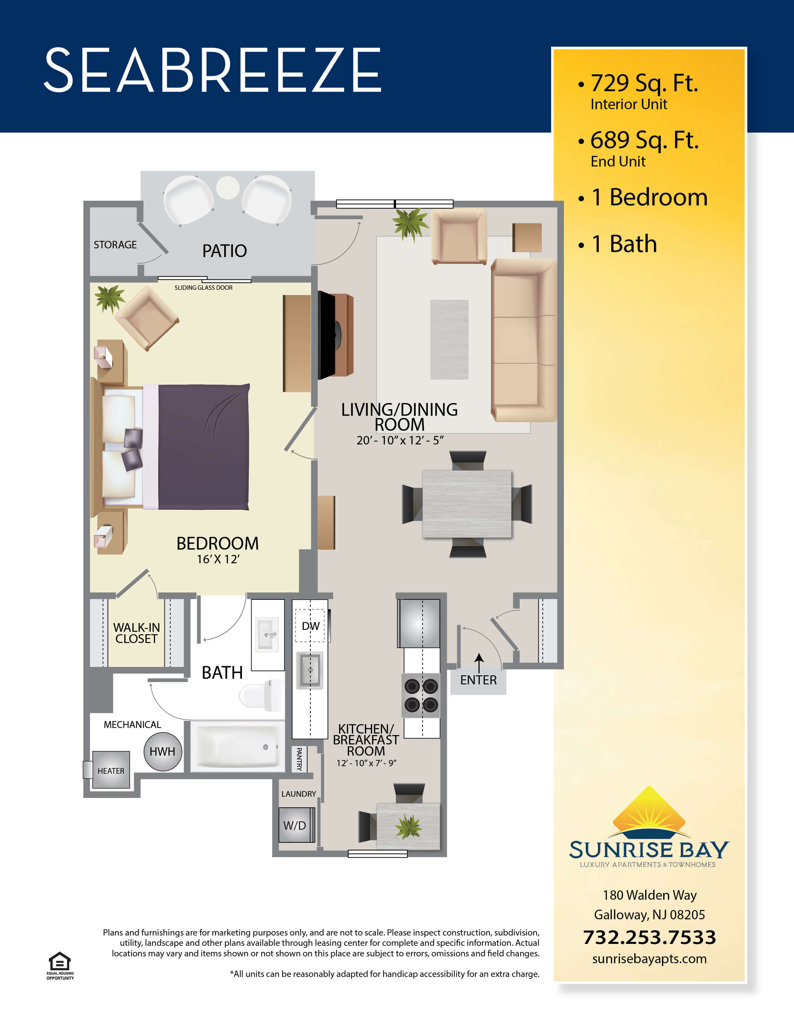 Sunrise Bay Apartment Floor Plan